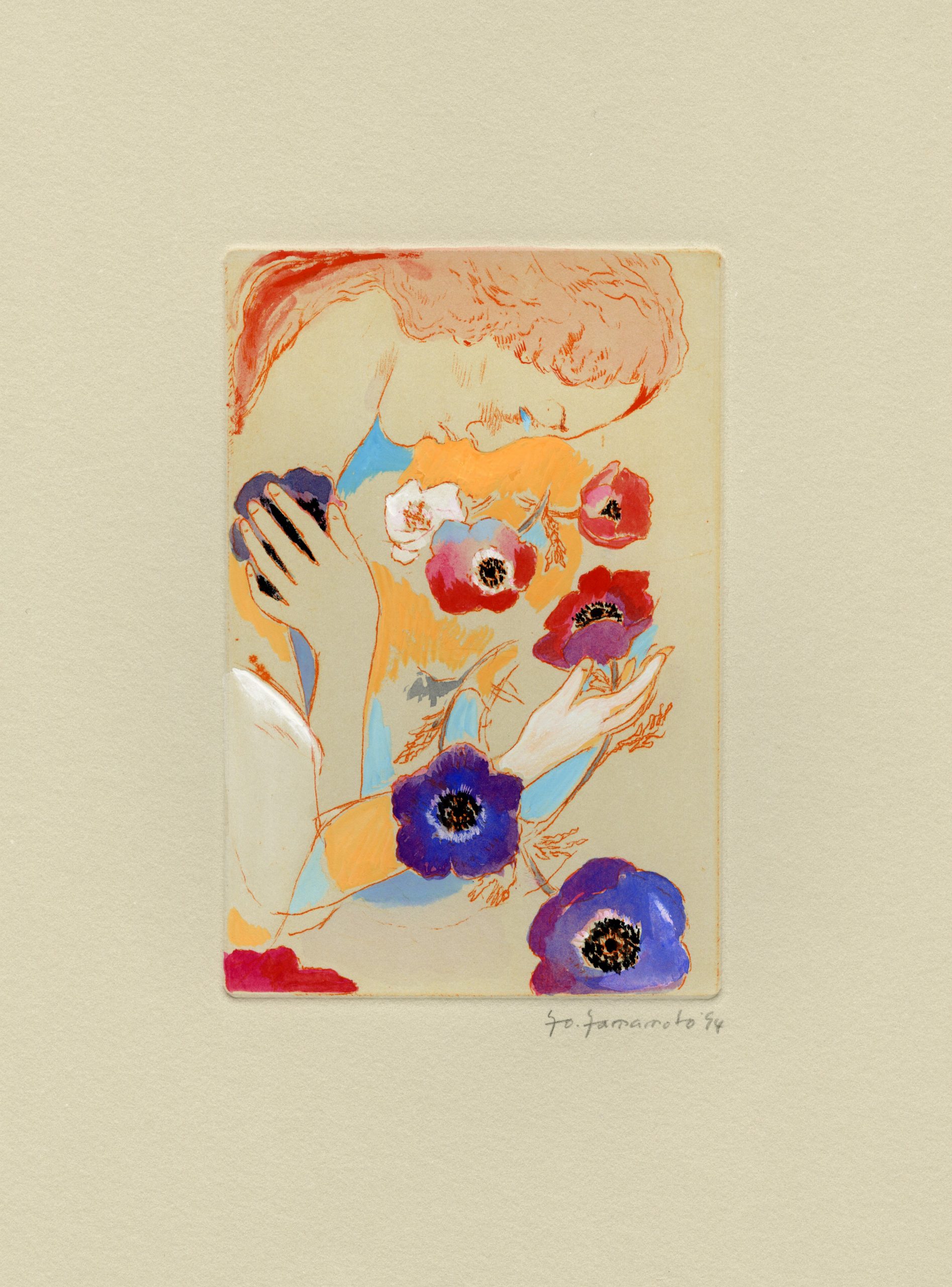 絵画堂 | 山本容子展 ―花のレクイエム―